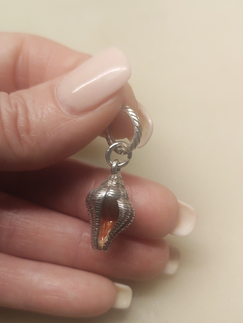 Brighton Silver Conch Shell Dangle Custom Charm - Picture 13 of 16